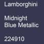 Preview: Lamborghini, Midnight Blue Metallic, 224910.